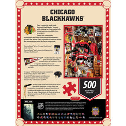 Chicago Blackhawks - Locker Room 500 Piece Jigsaw Puzzle (ONLINE ORDER ONLY)