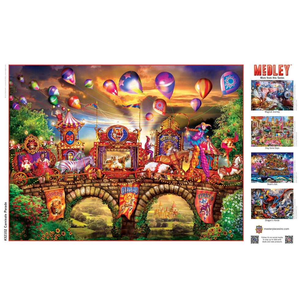 Medley - Carnivale Parade 300 Piece EZ Grip Jigsaw Puzzle (ONLINE ORDER ONLY)