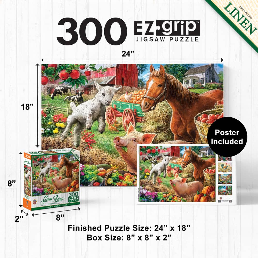 Green Acres - Pumpkin Patch Pals 300 Piece EZ Grip Jigsaw Puzzle