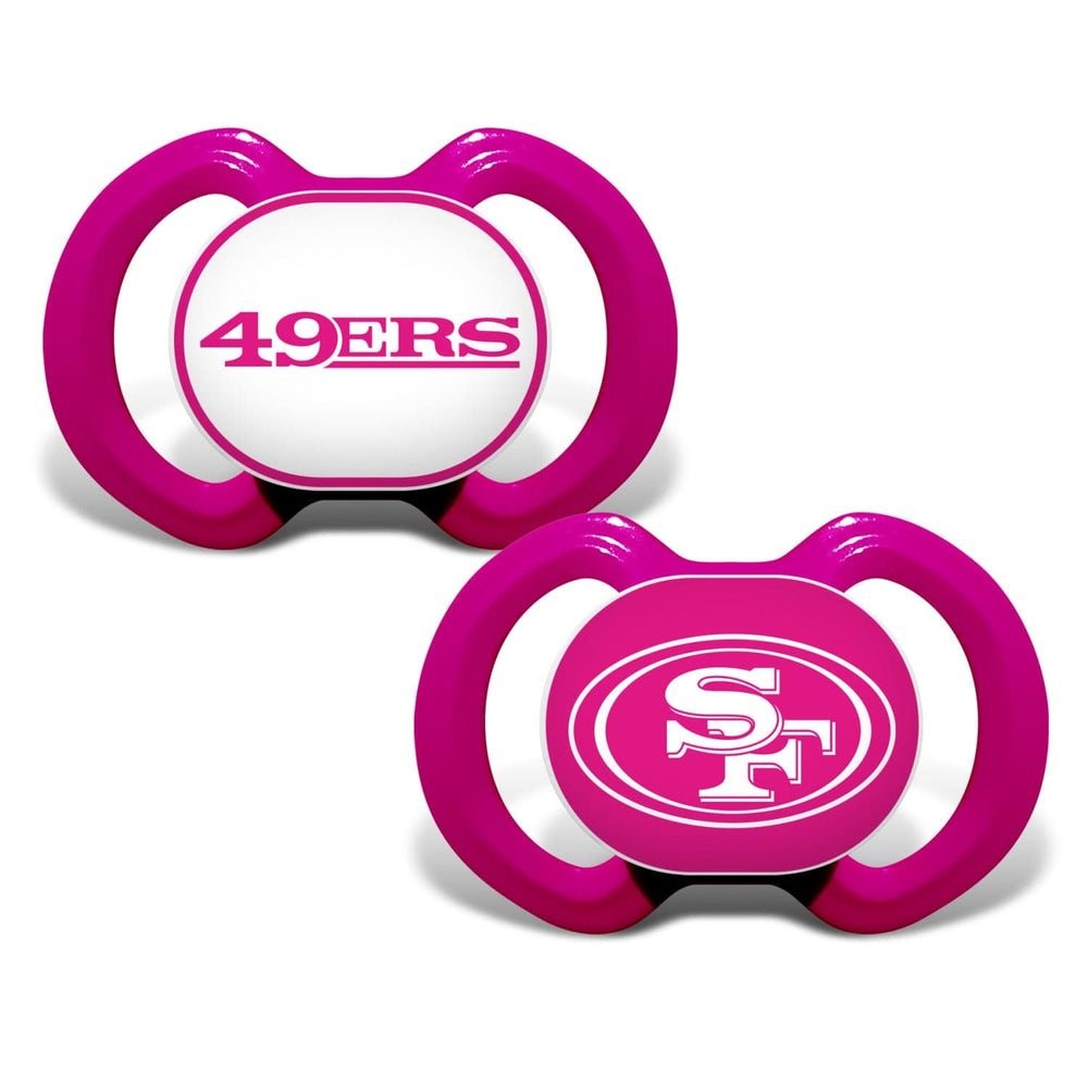 San Francisco 49ers - Pink Pacifier 2-Pack (ONLINE ORDER ONLY)