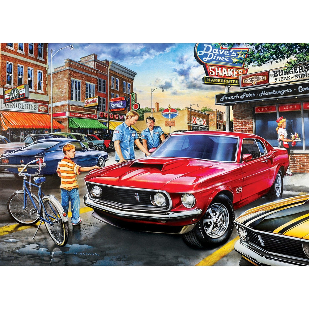 Childhood Dreams - Dave's Diner 1000 Piece Jigsaw Puzzle (ONLINE ORDER ONLY)