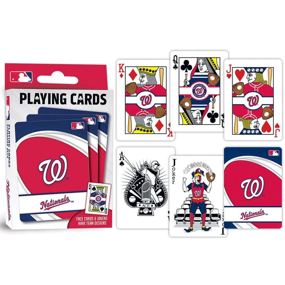 Washington Nationals Playing Cards - 54 Card Deck (ONLINE ORDER ONLY)