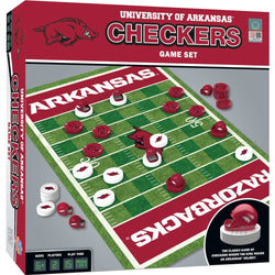 Arkansas Razorbacks Checkers Board Game