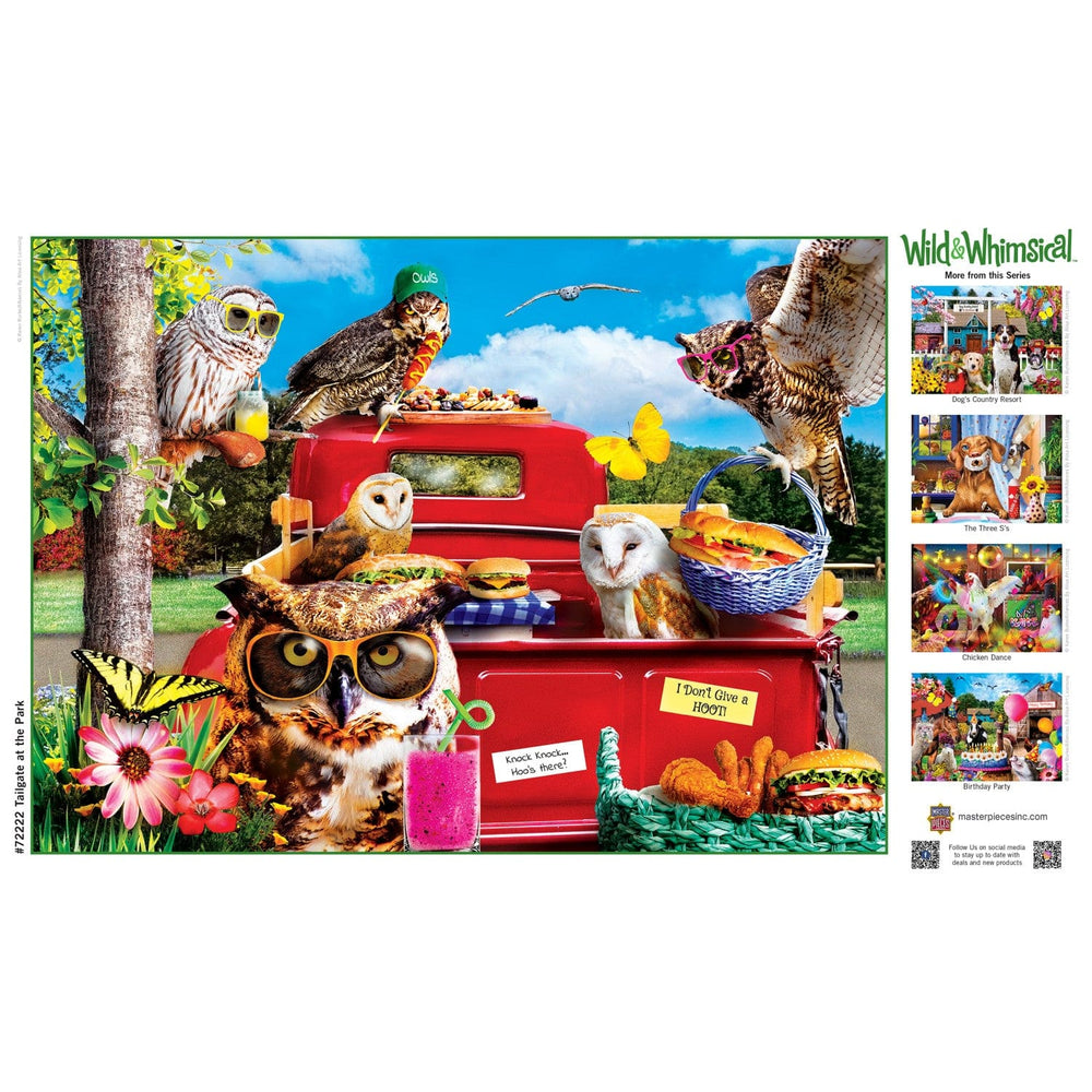 Wild & Whimsical - Tailgate at the Park 1000 Piece Jigsaw Puzzle (ONLINE ORDER ONLY)