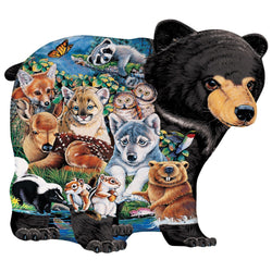 Forest Friends - 100 Piece Shaped Jigsaw Puzzle (ONLINE ORDER ONLY)