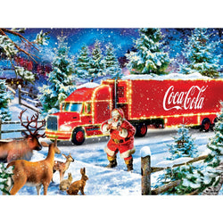 Happy Holidays - Coca-Cola Holiday Haul 300 Piece EZ Grip Jigsaw Puzzle (ONLINE ORDER ONLY)