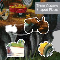 Shapes - Love of the Land 1000 Piece Shaped Jigsaw Puzzle
