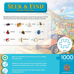 Seek & Find - Beach Time Fun 1000 Piece Jigsaw Puzzle (ONLINE ORDER ONLY)