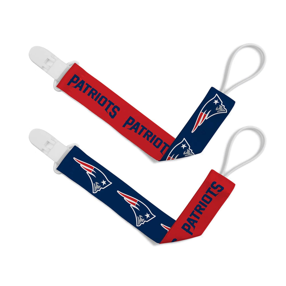 New England Patriots - Pacifier Clip 2-Pack (ONLINE ORDER ONLY)