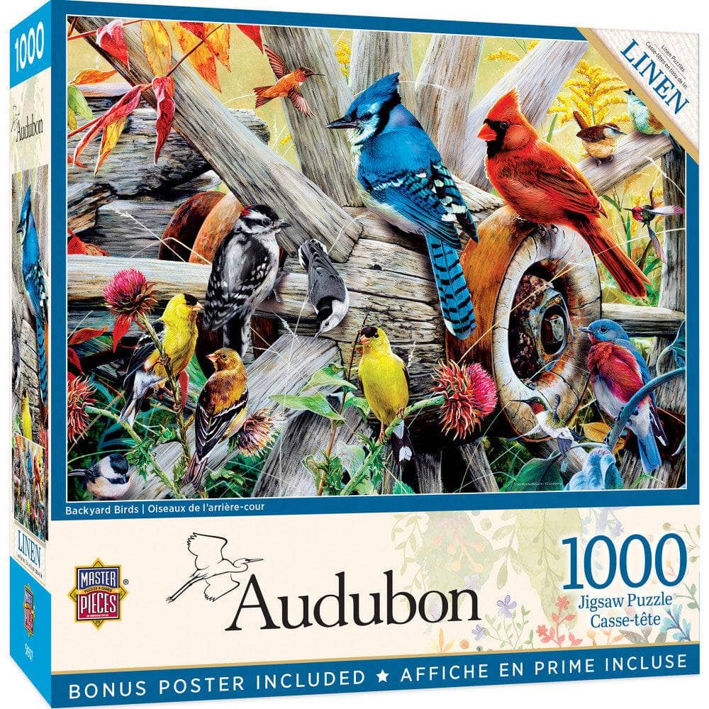 Audubon - Backyard Birds 1000 Piece Jigsaw Puzzle (ONLINE ORDER ONLY)
