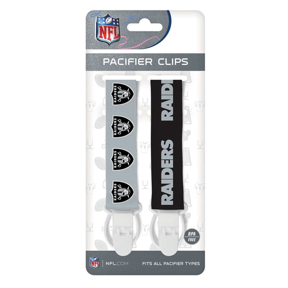 Las Vegas Raiders - Pacifier Clip 2-Pack