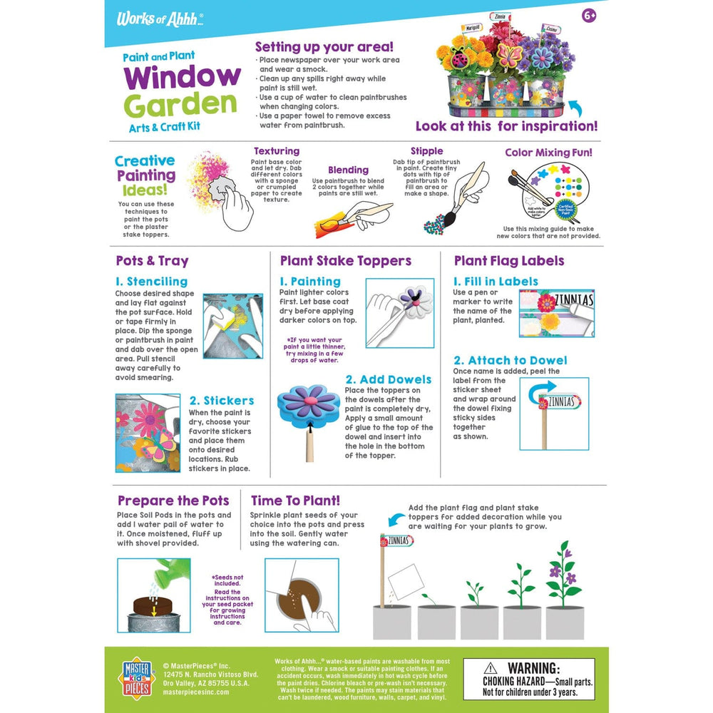 Window Garden Arts & Craft Kit (ONLINE ORDER ONLY)