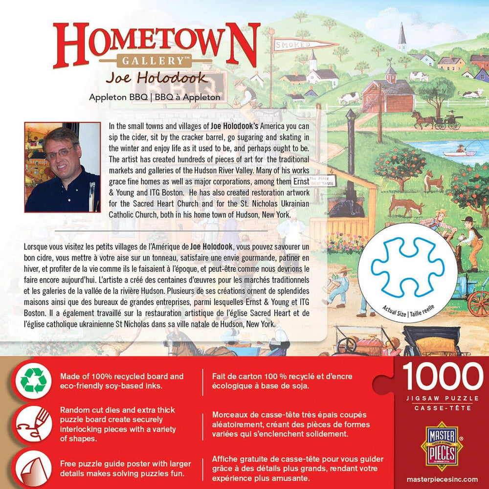 Hometown Gallery - Appleton BBQ 1000 Piece Jigsaw Puzzle (ONLINE ORDER ONLY)