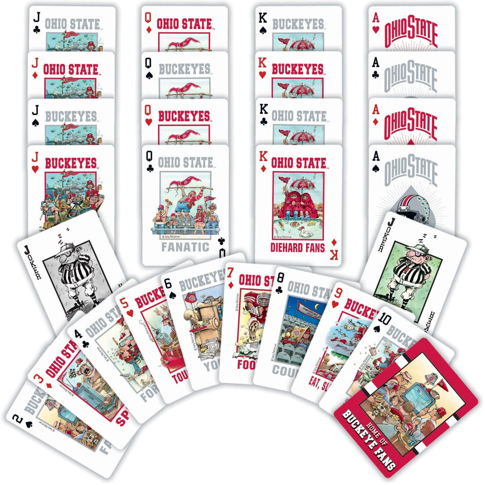 Ohio State Buckeyes Fan Deck Playing Cards - 54 Card Deck (ONLINE ORDER ONLY)
