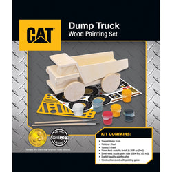 CAT - Caterpillar Dump Truck Wood Craft & Paint Kit (ONLINE ORDER ONLY)