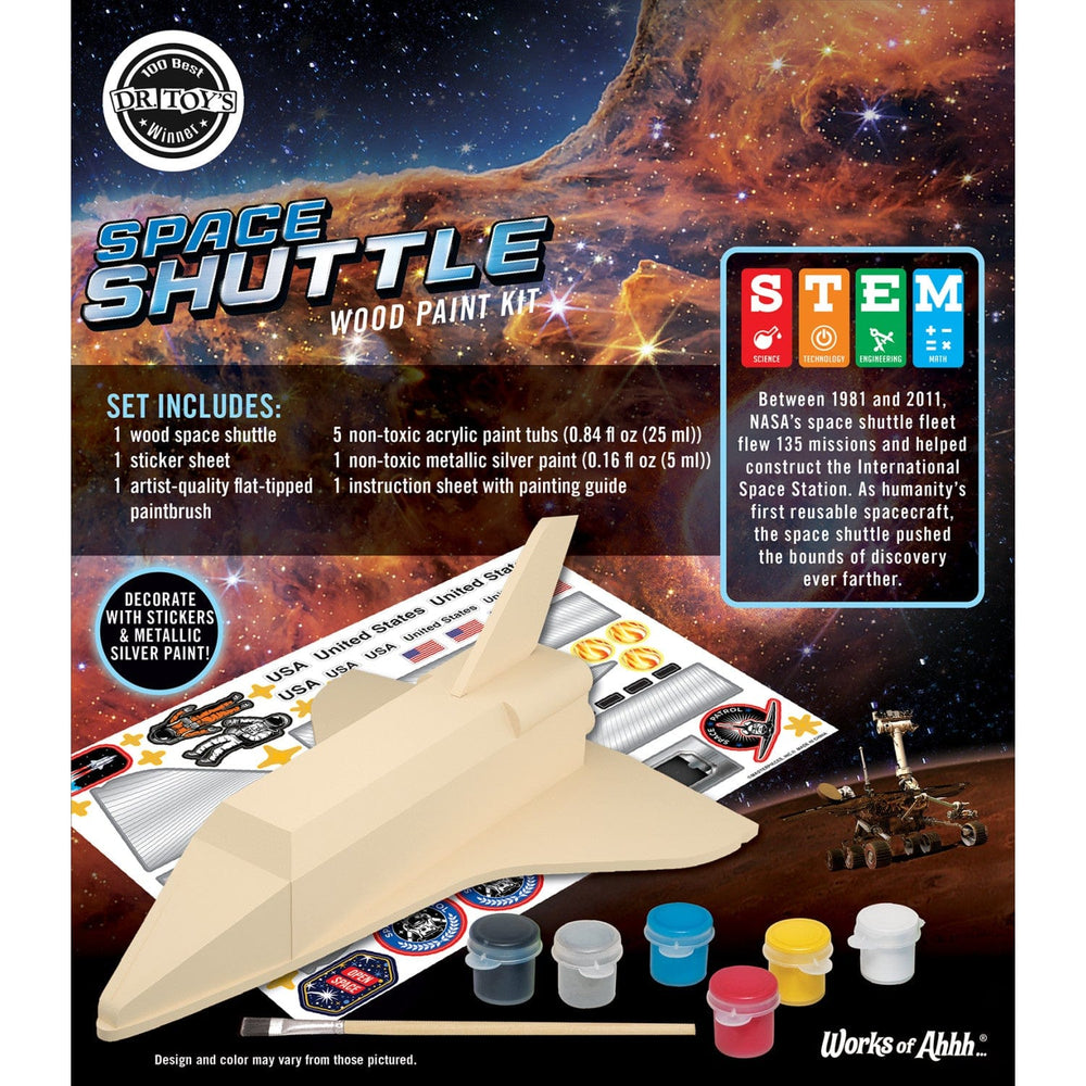 Space Shuttle Wood Craft & Paint Kit (ONLINE ORDER ONLY)