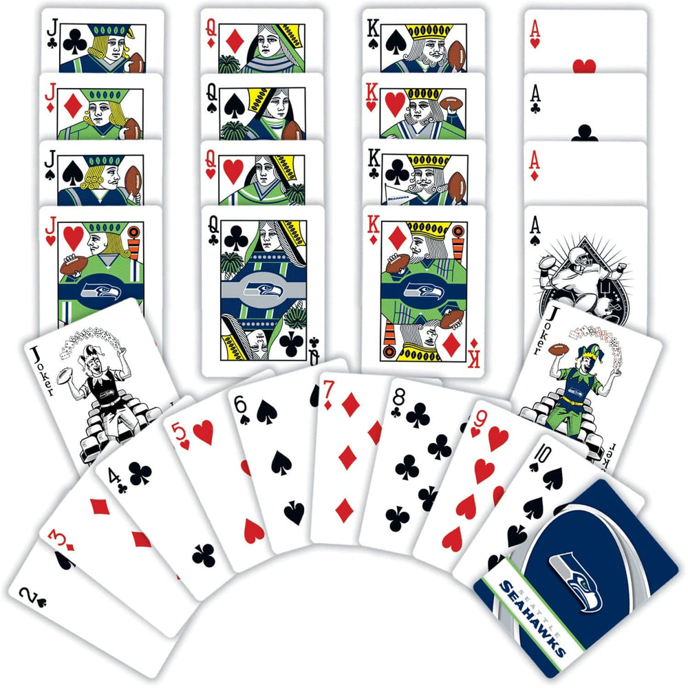 Seattle Seahawks Playing Cards - 54 Card Deck (ONLINE ORDER ONLY)