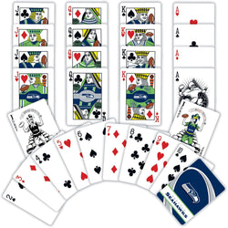 Seattle Seahawks Playing Cards - 54 Card Deck (ONLINE ORDER ONLY)