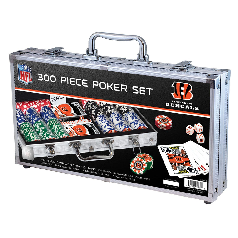 Cincinnati Bengals 300 Piece Poker Set (ONLINE ORDER ONLY)