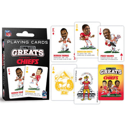 Kansas City Chiefs All-Time Greats Playing Cards - 54 Card Deck (ONLINE ORDER ONLY)
