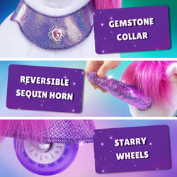 Model Y Pink/Purple Unicorn Rideable Toy for Age 3-4 (ONLINE ORDER ONLY)
