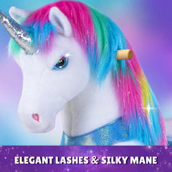 Model Y Rainbow Unicorn Rideable Toy for Age 4-7 (ONLINE ORDER ONLY)