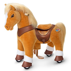 Model Y® Horse Ride-On Toy Age 3–4 – Light Brown