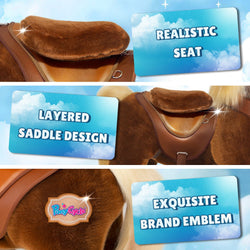 Model Y Brown Horse Rideable Toy for Age 3-4 (ONLINE ORDER ONLY)