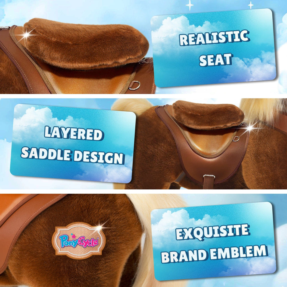Model Y Brown Horse Rideable Toy for Age 4-7 (ONLINE ORDER ONLY)