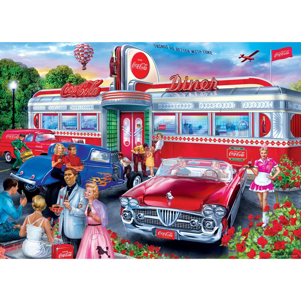 Coca-Cola - Diner 1000 Piece Jigsaw Puzzle (ONLINE ORDER ONLY)