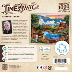Time Away - Sunset Canoe 1000 Piece Jigsaw Puzzle (ONLINE ORDER ONLY)