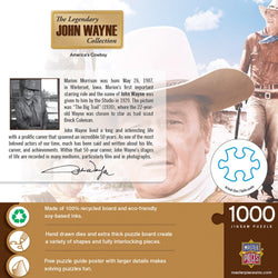 John Wayne Collection - America's Cowboy 1000 Piece Jigsaw Puzzle (ONLINE ORDER ONLY)