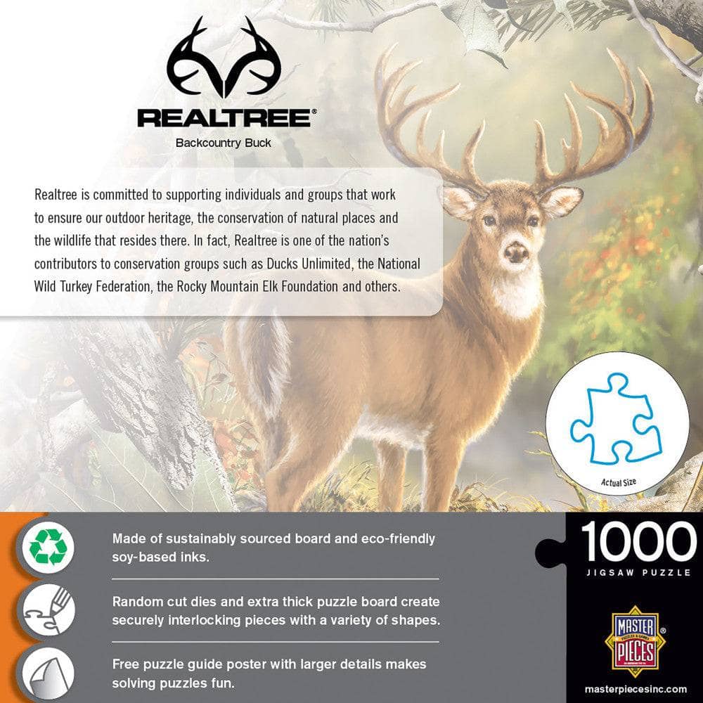 Realtree - Backcountry Buck 1000 Piece Jigsaw Puzzle (ONLINE ORDER ONLY)