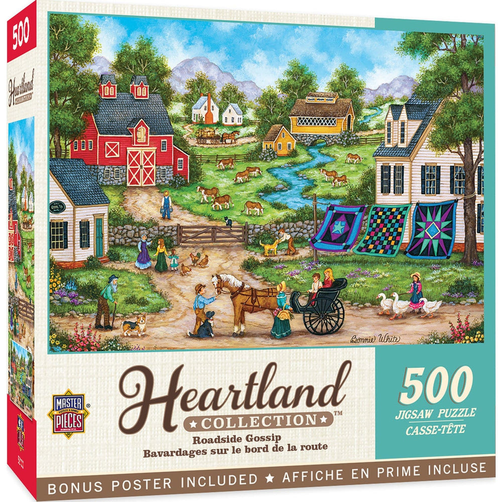 Heartland - Roadside Gossip 500 Piece Jigsaw Puzzle (ONLINE ORDER ONLY)