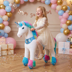 Model Y® Unicorn Ride-On Toy Age 4–7 – Rainbow
