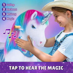 Model Y® Unicorn Ride-On Toy Age 4–7 – Rainbow