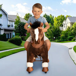 Model Y Chocolate Brown Horse Rideable Toy for Age 4-7 (ONLINE ORDER ONLY)