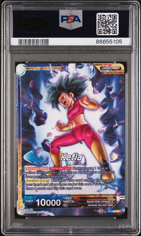 2022 DRAGON BALL SUPER MYTHIC BOOSTER KEFLA, SURGE/FEROCITY #P-184 - PSA 10 (Online Order Only)