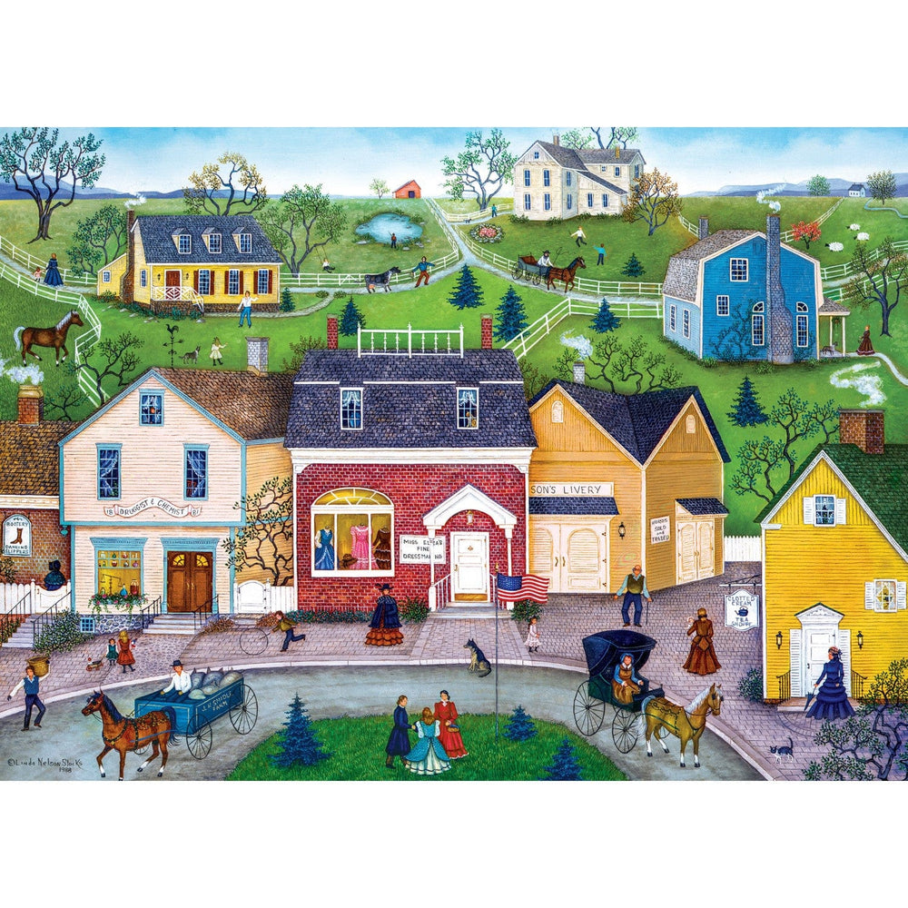 Hometown Gallery - The Dress Shop 1000 Piece Jigsaw Puzzle (ONLINE ORDER ONLY)