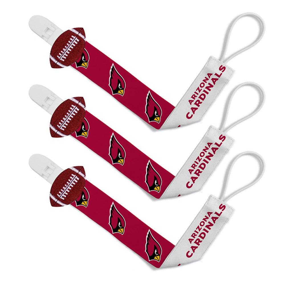 Arizona Cardinals - Pacifier Clip 3-Pack (ONLINE ORDER ONLY)