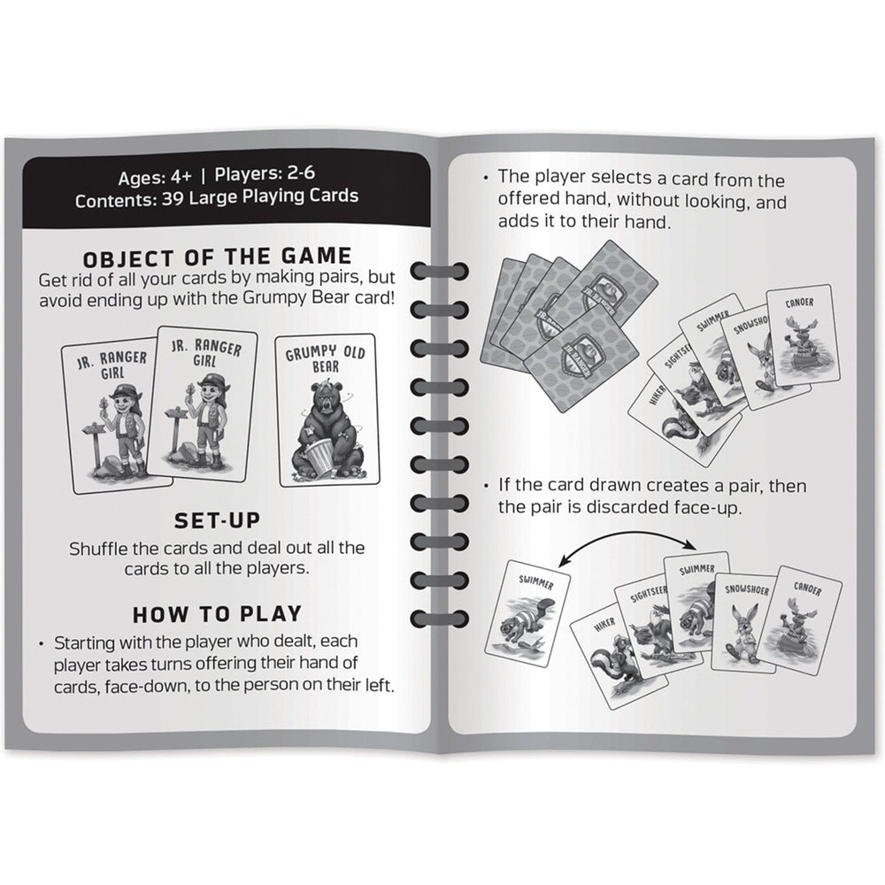 Jr. Ranger Grumpy Old Bear Card Game
