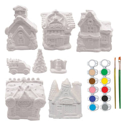 Christmas Village - Plaster Figurine Paint Set (ONLINE ORDER ONLY)