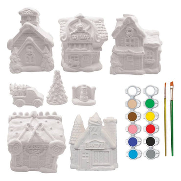 Christmas Village - Plaster Figurine Paint Set (ONLINE ORDER ONLY)