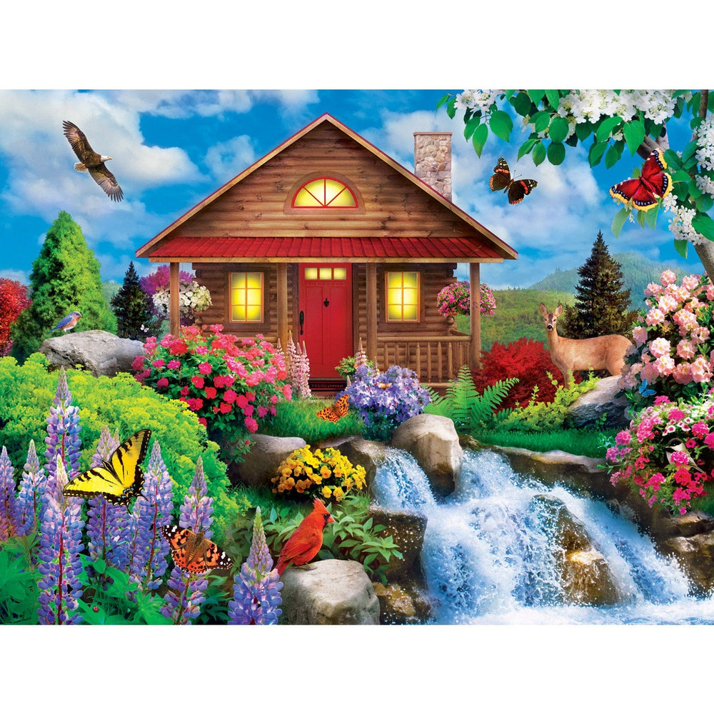 Lazy Days - Floral Falls 750 Piece Jigsaw Puzzle (ONLINE ORDER ONLY)