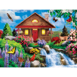 Lazy Days - Floral Falls 750 Piece Jigsaw Puzzle (ONLINE ORDER ONLY)