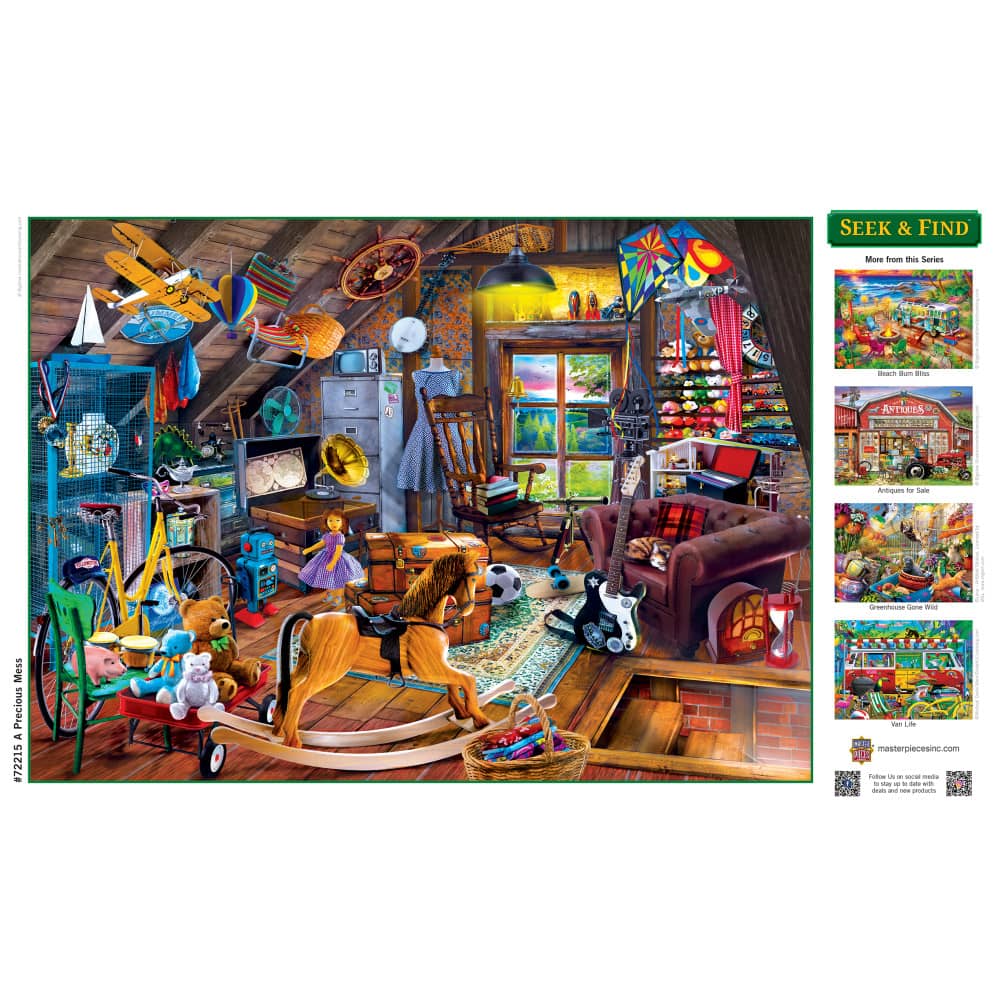 Seek & Find - A Precious Mess 1000 Piece Jigsaw Puzzle