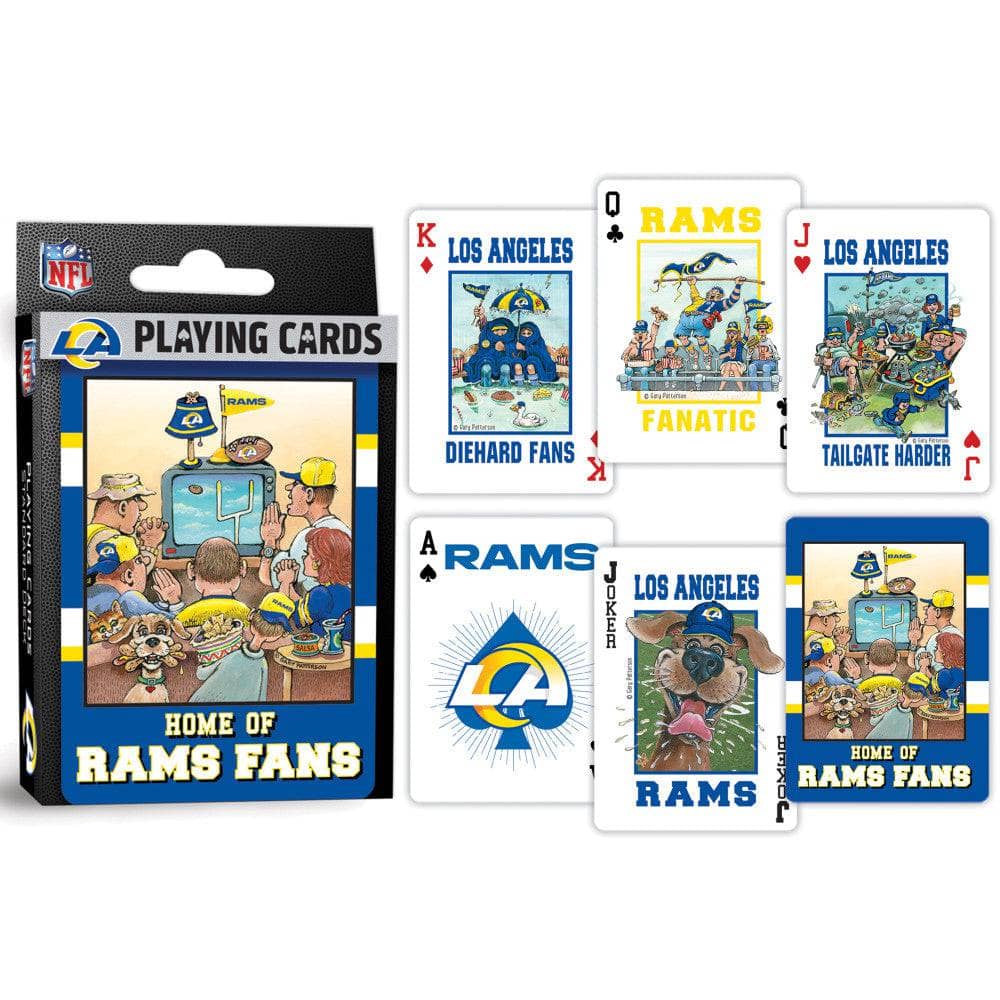 Los Angeles Rams Fan Deck Playing Cards - 54 Card Deck