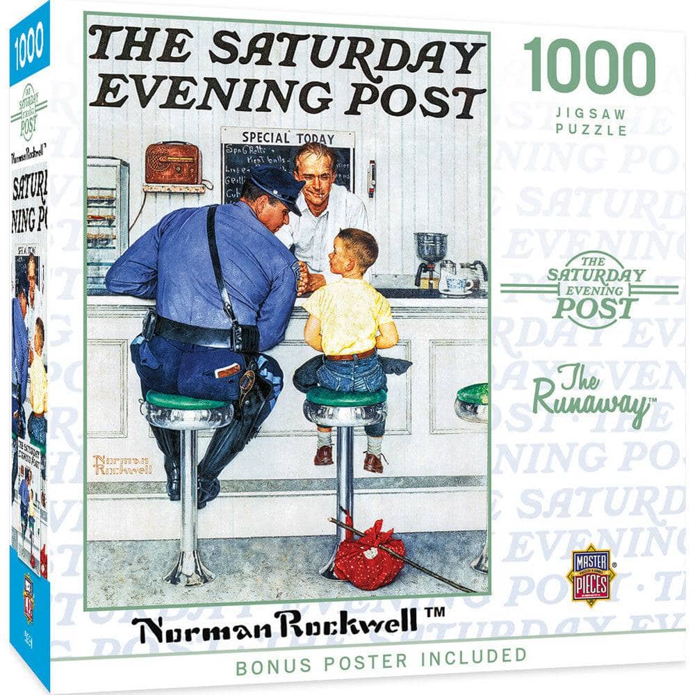 Saturday Evening Post - The Runaway 1000 Piece Jigsaw Puzzle (ONLINE ORDER ONLY)