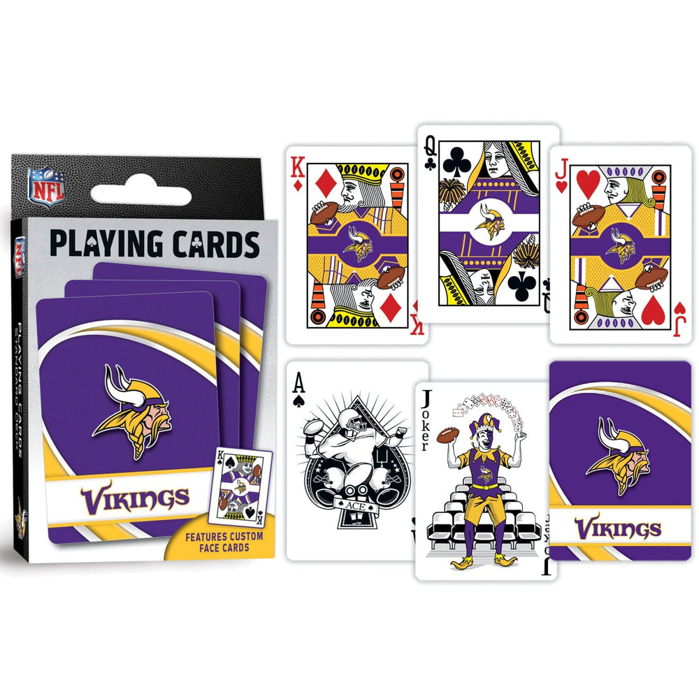 Minnesota Vikings Playing Cards - 54 Card Deck (ONLINE ORDER ONLY)