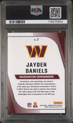 Graded 2024 Panini Donruss Optic Jayden Daniels #2 Primary Colors Rookie RC Football Card PSA 10 Gem Mint (ONLINE ORDER ONLY)